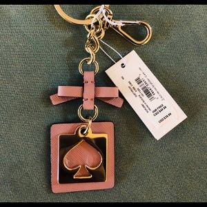 Kate spade key chain/key fob color: dusty peony